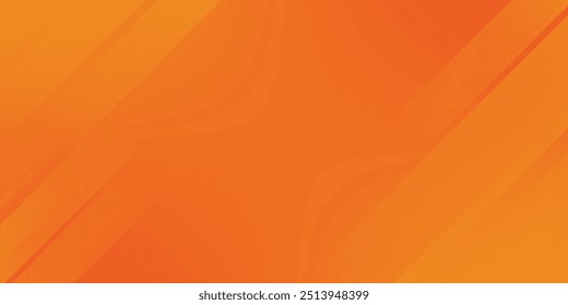 Abstract orange background with diagonal lines. Dynamic shapes composition.