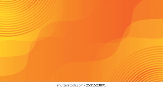 Abstract orange background with diagonal lines. Dynamic shapes composition eps 10