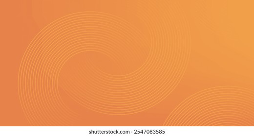 Abstract orange background with diagonal lines. Dynamic shapes composition eps 10
