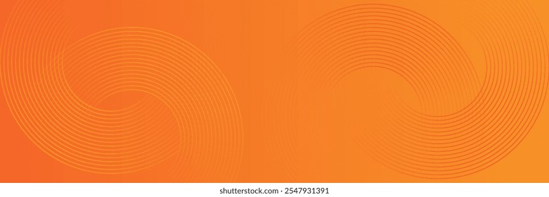Abstract orange background with diagonal lines. Dynamic shapes composition eps 10