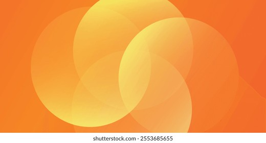 Abstract orange background with diagonal lines. Dynamic shapes composition eps 10