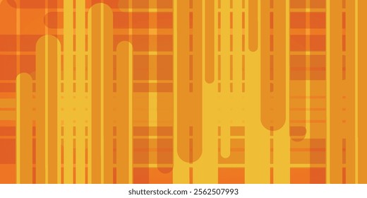 Abstract orange background with diagonal lines. Dynamic shape composition. eps10.