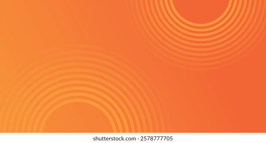 Abstract orange background with diagonal lines. Dynamic shapes composition eps 10