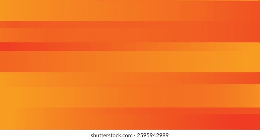 Abstract orange background with diagonal lines. Dynamic shapes composition.