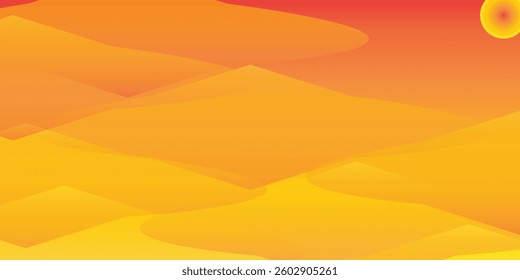 Abstract orange background with diagonal lines. Dynamic shapes composition.