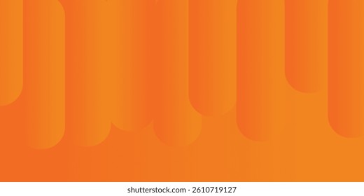 Abstract orange background with diagonal lines. Dynamic shapes composition.