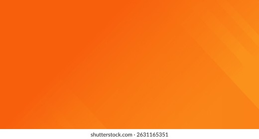 Abstract orange background with diagonal lines. Dynamic shapes composition.