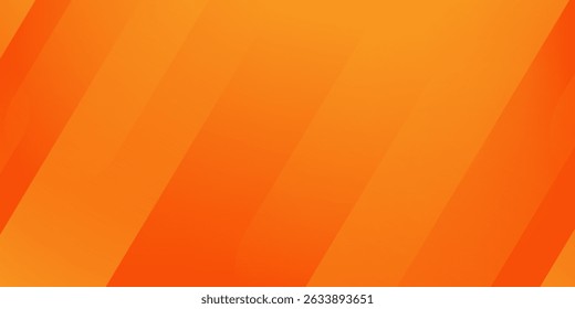 Abstract orange background with diagonal lines. Dynamic shapes composition.