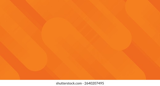Abstract orange background with diagonal lines. Dynamic shapes composition.