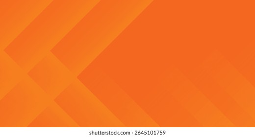 Abstract orange background with diagonal lines. Dynamic shapes composition.