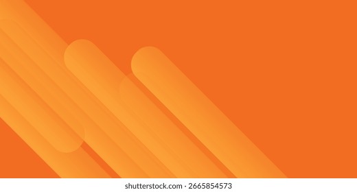 Abstractas fondo naranja con líneas diagonales. Composición de Formas dinámicas.