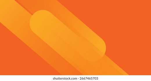 Abstract orange background with diagonal lines. Dynamic shapes composition. background pattern design modern eps10