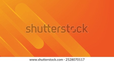 Abstract orange background with diagonal lines. Dynamic shapes composition.