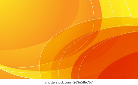 Abstract orange background with dynamic effect. Vector illustration. Can be used for advertisement, presentation