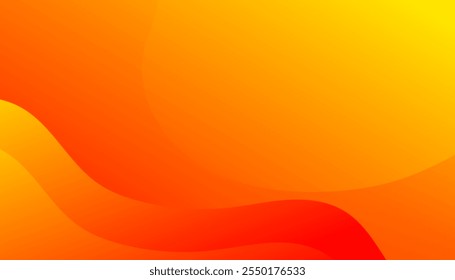 Abstract orange background . Dynamic sound wave. Design element. Vector illustration
