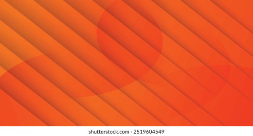 Fundo laranja abstrato com onda dinâmica e gradiente suave. vektor eps10
