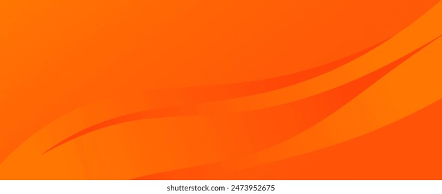 abstract orange background with dynamic waves layer	