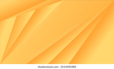 ABSTRACT ORANGE BACKGROUND ELEGANT GRADIENT SMOOTH LIQUID COLORFUL DESIGN WITH GEOMETRIC TRIANGLE SHAPES VECTOR TEMPLATE GOOD FOR MODERN WEBSITE, WALLPAPER, COVER DESIGN 