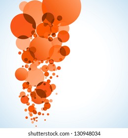 Abstract orange background. EPS 8 vector file included