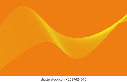 Abstractas fondo naranja con líneas onduladas. Patrón de onda dinámica moderno