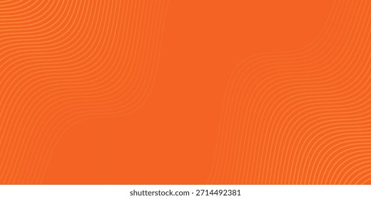 Abstractas fondo naranja con líneas onduladas. Líneas onduladas brillantes. Elemento de diseño de líneas móviles coloridas brillantes. Patrón de onda dinámica moderna. Traje para el Sitio web, cartel, folleto, Anuncio, volante