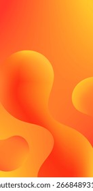 abstract orange background with Fluid Mesh Gradient Design