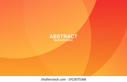 Abstract orange background. Fluid shapes composition. Eps10 vector