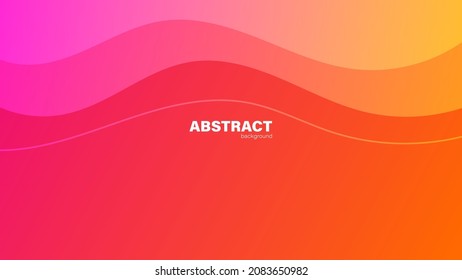 Resumen de fondo naranja con formas fluidas concepto moderno. Afiche mínimo. fondo para banner, web, portada, cartel, folleto, medios sociales, página de inicio.