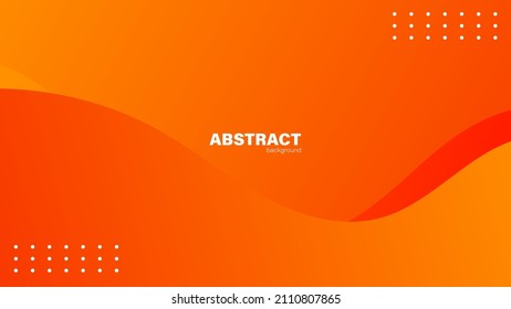 Abstract orange background with fluid shapes modern concept.minimal poster. background for banner, web, cover, billboard, brochure, social media, landing page.