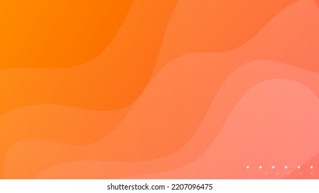 Abstract orange background with fluid shapes modern concept.minimal poster. background for banner, web, cover, billboard, brochure, social media, landing page.
