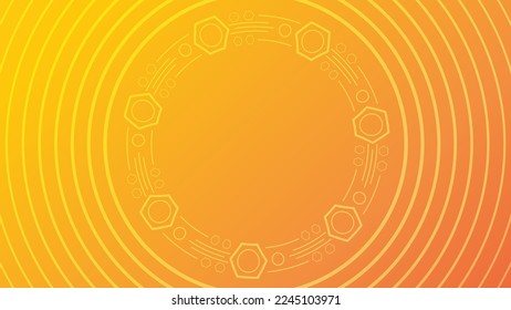 Resumen de fondo naranja con formas fluidas concepto moderno. Afiche mínimo. fondo para banner, web, portada, cartel, folleto, medios sociales, página de inicio.