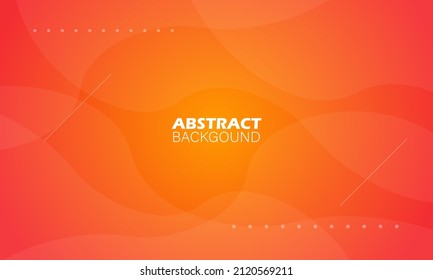 abstract orange background with fluid shapes.colorful orange design. bright and modern concept. eps10 vector