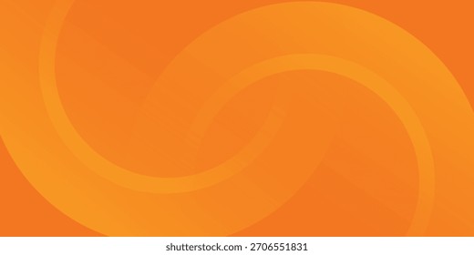 Un fondo naranja abstracto con círculos suavemente arremolinados y curvas de gradiente suaves. Perfecto para carteles modernos, Anuncios y presentaciones de negocios.