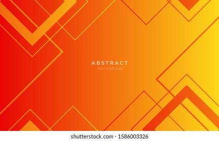abstract orange background with geometric shape
