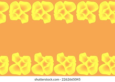 Resumen del fondo naranja con un patrón de formas geométricas. Ilustración del vector