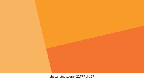 Abstract orange background with geometric shapes. For wallpaper, cover, banner, poster, placard and vivid presentation. Modern geometric design background for business card and flyer template, vector