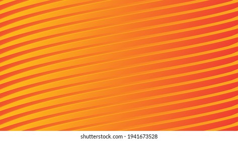 Abstract orange background, gradient striped texture, wallpaper presentation design