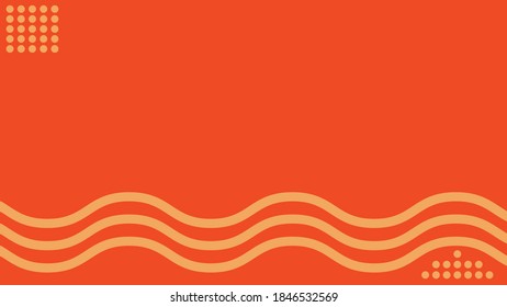 Abstract orange background with line. Geometric background, Vector illustration for design.
