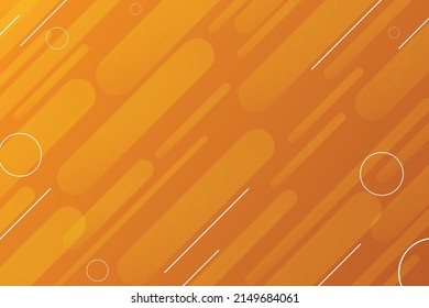 Abstract orange background with lines and halftone effect