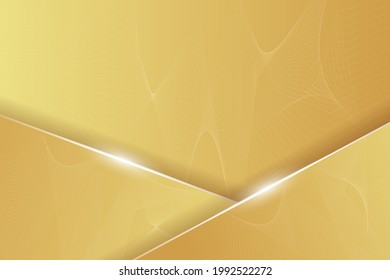 Resumen de fondo naranja con líneas y efecto de brillo. Ilustración del vector