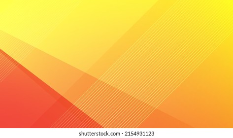 Abstract orange background with lines. Vector illustration