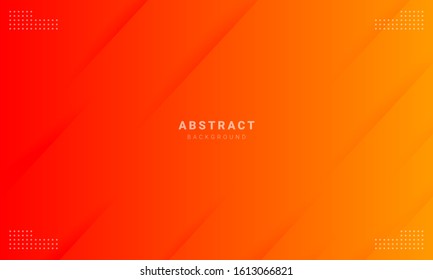 Abstract orange background with minimal geometric effects and slashes, can be used for the sale of banners, wallpapers, brochures, landing pages.