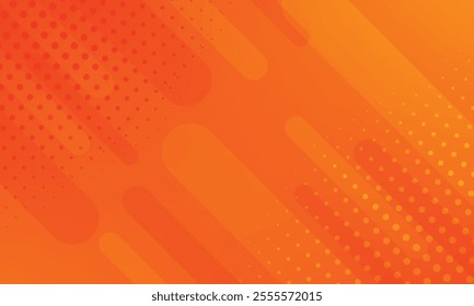 Abstract orange background. Minimal geometric orange light background abstract design. Vector EPS 10