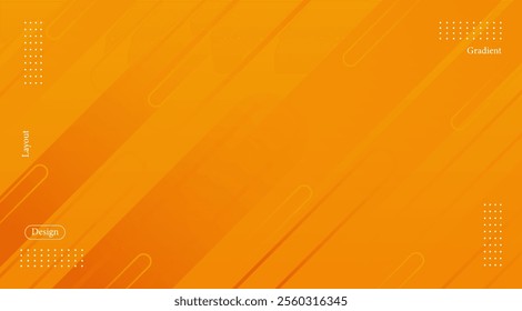 Abstract orange background. Minimal geometric orange light background abstract design. suitable for banners, posters, web, cards, backgrounds