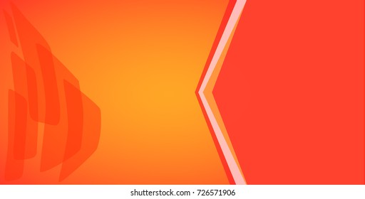Abstract Orange background, modern style overlay, with space for design business cards, text input. Vector illustration.