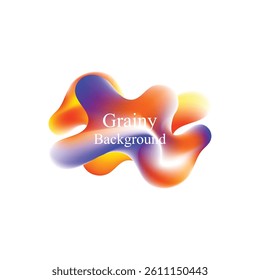 Abstract orange background with noise Background