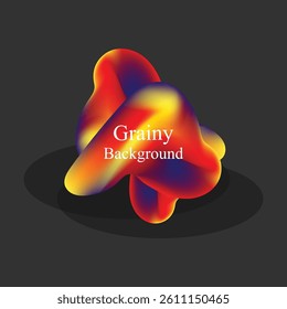 Abstract orange background with noise Background
