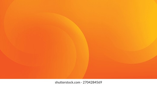 Plano de fundo laranja abstrato com círculos sobrepostos e composição dinâmica da forma.