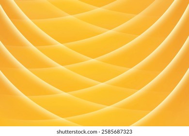 abstract orange background with overlapping curve lines. vector illustration
