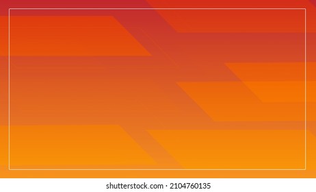 Abstrakter orangefarbener Hintergrund mit quadratischem Overlay und großem weißem Raum